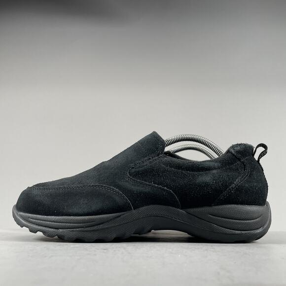 L.L Bean Men’s Size 9 Wide Black Suede Slip On Loafers Comfort Casual Shoes GUC LL Bean Mens Comfort Mocs Slip On Shoe Size 8.5 M Brown  main image 4